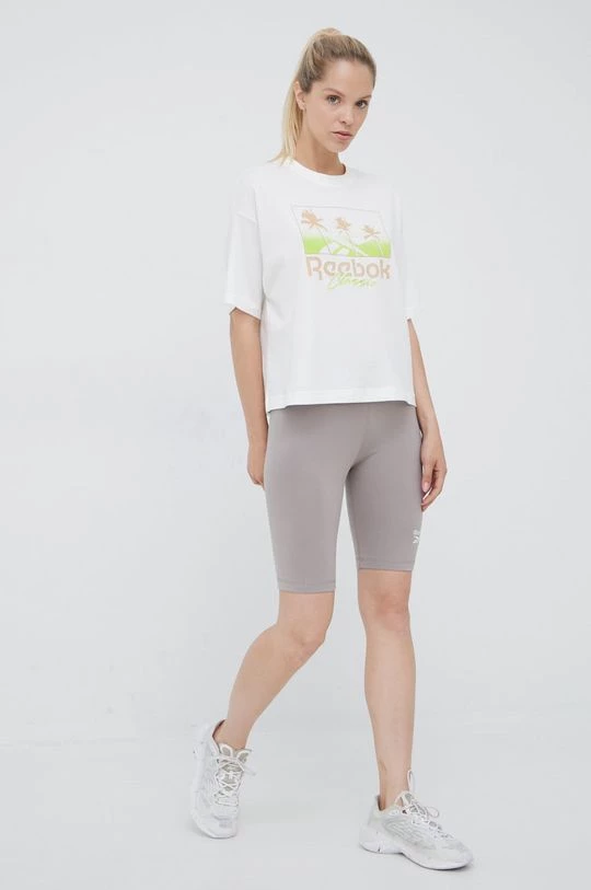 Γυναικεία Σορτς προπόνησης Reebok Reebok Identity γκρι 2 Γυναικεία Σορτς προπόνησης Reebok Reebok Identity γκρι - Image 2