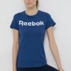 Γυναικεία Κοντομάνικο Βαμβακερό μπλουζάκι Reebok μπλε