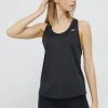 Γυναικεία Αμάνικος Top Reebok μαύρο