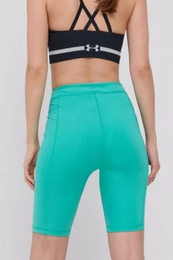 Γυναικεία Σορτς Reebok χρώμα: πράσινο -Reebok Εκπτώσεις unnamed file 3735