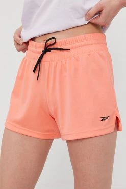 Γυναικεία Σορτς Reebok χρώμα: ροζ