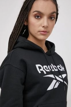 Γυναικεία Χωρίς φερμουάρ Μπλούζα Reebok χρώμα: μαύρο -Reebok Εκπτώσεις unnamed file 402
