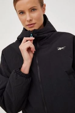 Γυναικεία Κοντά μπουφάν Μπουφάν Reebok μαύρο, -Reebok Εκπτώσεις unnamed file 44