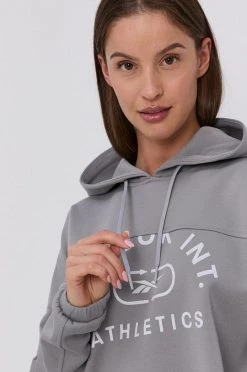 Γυναικεία Χωρίς φερμουάρ Μπλούζα Reebok χρώμα: γκρι -Reebok Εκπτώσεις unnamed file 441