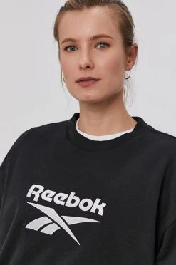 Γυναικεία Χωρίς φερμουάρ Μπλούζα Reebok χρώμα: μαύρο -Reebok Εκπτώσεις unnamed file 475
