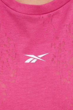 Γυναικεία Κοντομάνικο Μπλουζάκι προπόνησης Reebok Burnout ροζ -Reebok Εκπτώσεις unnamed file 556