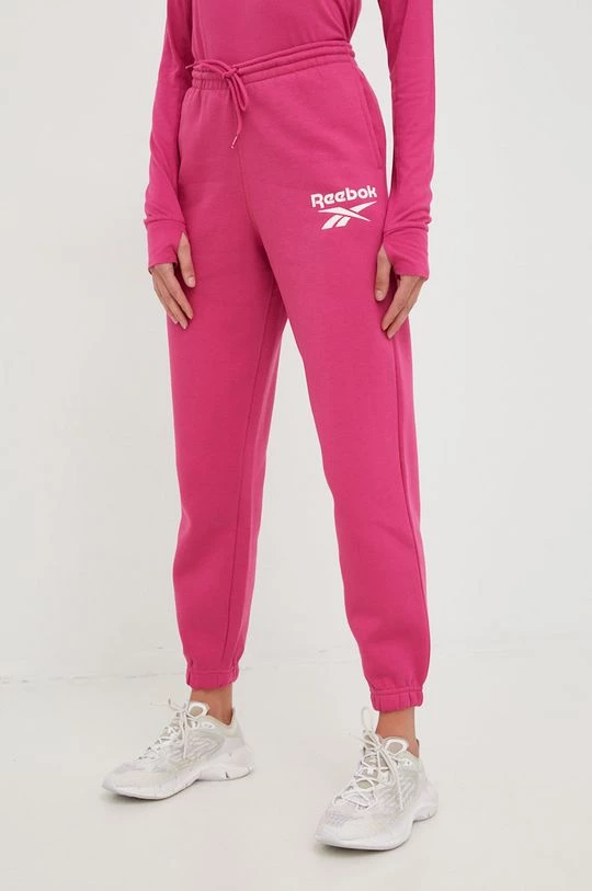 Γυναικεία Παντελόνια φόρμας Παντελόνι φόρμας Reebok ροζ 3 Γυναικεία Παντελόνια φόρμας Παντελόνι φόρμας Reebok ροζ - Image 3