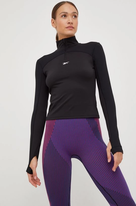 Γυναικεία Χωρίς φερμουάρ Αθλητική μπλούζα Reebok Style γυναικεία, χρώμα: μαύρο 4 Γυναικεία Χωρίς φερμουάρ Αθλητική μπλούζα Reebok Style γυναικεία, χρώμα: μαύρο - Image 4