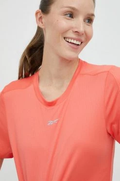 Γυναικεία Κοντομάνικο Μπλουζάκι για τρέξιμο Reebok Workout Ready Run πορτοκαλί -Reebok Εκπτώσεις unnamed file 600