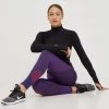 Γυναικεία Κολάν προπόνησης Reebok By Fitness Myoknit , χρώμα: μοβ