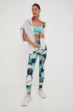 Γυναικεία Κολάν προπόνησης Reebok Perform , χρώμα: πράσινο