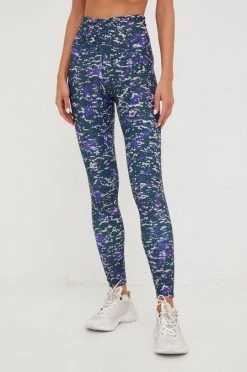 Γυναικεία Κολάν προπόνησης Reebok 2.0 Speckle Modern Safari , χρώμα: πράσινο