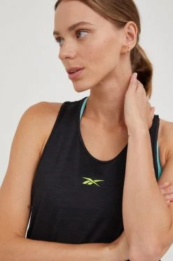 Γυναικεία Αμάνικος Μπλουζάκι προπόνησης Reebok Mills Bodypump , χρώμα: μαύρο -Reebok Εκπτώσεις unnamed file 655