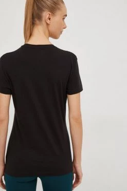 Γυναικεία Κοντομάνικο Βαμβακερό μπλουζάκι Reebok μαύρο -Reebok Εκπτώσεις unnamed file 685