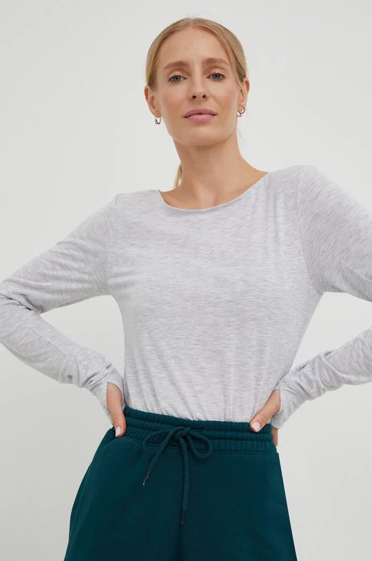 Γυναικεία Μακρυμάνικο Longsleeve Reebok γκρι 1 Γυναικεία Μακρυμάνικο Longsleeve Reebok γκρι