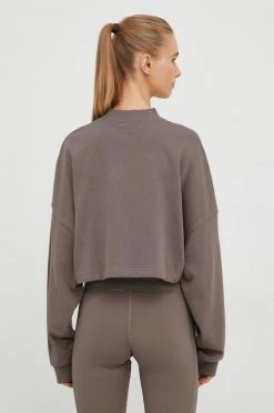 Γυναικεία Χωρίς φερμουάρ Μπλούζα Reebok Studio Vector καφέ -Reebok Εκπτώσεις unnamed file 729