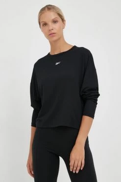 Γυναικεία Μακρυμάνικο Longsleeve Reebok μαύρο -Reebok Εκπτώσεις unnamed file 740