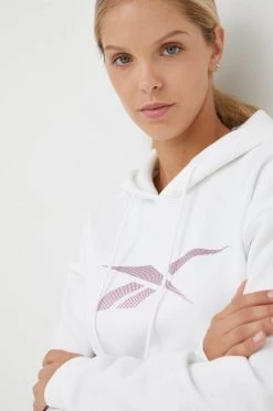 Γυναικεία Χωρίς φερμουάρ Μπλούζα Reebok άσπρο, -Reebok Εκπτώσεις unnamed file 749