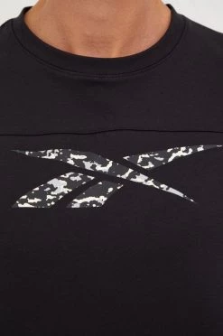 Γυναικεία Χωρίς φερμουάρ Μπλούζα Reebok Safari , χρώμα: μαύρο -Reebok Εκπτώσεις unnamed file 75