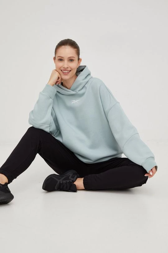 Γυναικεία Χωρίς φερμουάρ Μπλούζα Reebok , χρώμα: πράσινο 1 Γυναικεία Χωρίς φερμουάρ Μπλούζα Reebok , χρώμα: πράσινο