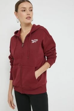 Γυναικεία Με φερμουάρ Μπλούζα Reebok κάστανο -Reebok Εκπτώσεις unnamed file 767