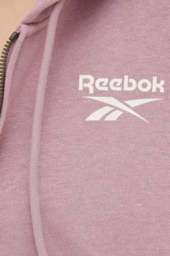 Γυναικεία Με φερμουάρ Μπλούζα Reebok μοβ, -Reebok Εκπτώσεις unnamed file 779