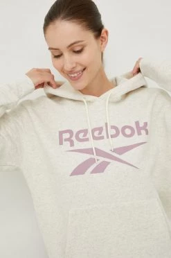 Γυναικεία Χωρίς φερμουάρ Μπλούζα Reebok γκρι, -Reebok Εκπτώσεις unnamed file 788