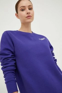 Γυναικεία Χωρίς φερμουάρ Μπλούζα Reebok μοβ,