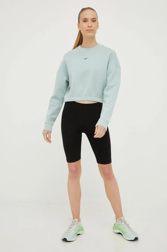 Γυναικεία Χωρίς φερμουάρ Μπλούζα Reebok πράσινο, 2 Γυναικεία Χωρίς φερμουάρ Μπλούζα Reebok πράσινο, - Image 2