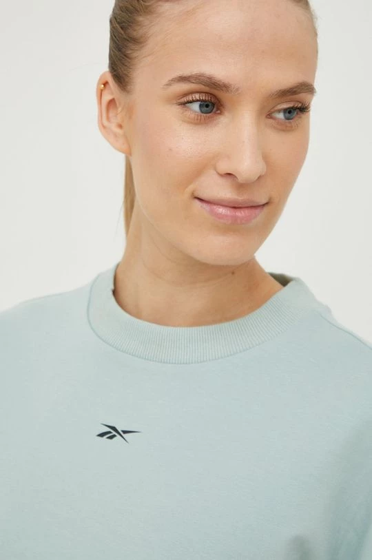 Γυναικεία Χωρίς φερμουάρ Μπλούζα Reebok πράσινο, 4 Γυναικεία Χωρίς φερμουάρ Μπλούζα Reebok πράσινο, - Image 4