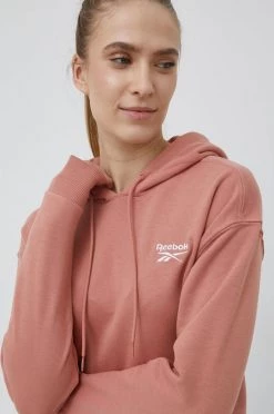 Γυναικεία Χωρίς φερμουάρ Μπλούζα Reebok χρώμα: πορτοκαλί, -Reebok Εκπτώσεις unnamed file 854