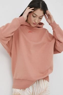 Γυναικεία Χωρίς φερμουάρ Μπλούζα Reebok πορτοκαλί,