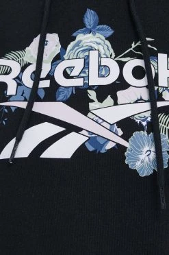 Γυναικεία Χωρίς φερμουάρ Μπλούζα Reebok χρώμα: μαύρο, -Reebok Εκπτώσεις unnamed file 870