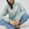 Γυναικεία Χωρίς φερμουάρ Μπλούζα Reebok χρώμα: πράσινο,