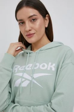 Γυναικεία Χωρίς φερμουάρ Μπλούζα Reebok χρώμα: πράσινο, -Reebok Εκπτώσεις unnamed file 874