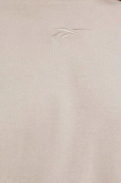 Γυναικεία Χωρίς φερμουάρ Μπλούζα Reebok χρώμα: μπεζ, -Reebok Εκπτώσεις unnamed file 880