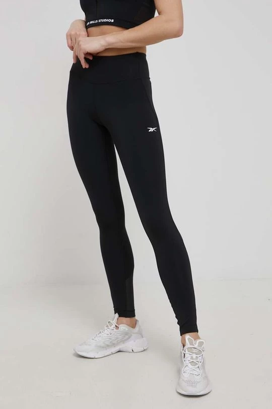 Γυναικεία Κολάν προπόνησης Reebok χρώμα: μαύρο 3 Γυναικεία Κολάν προπόνησης Reebok χρώμα: μαύρο - Image 3