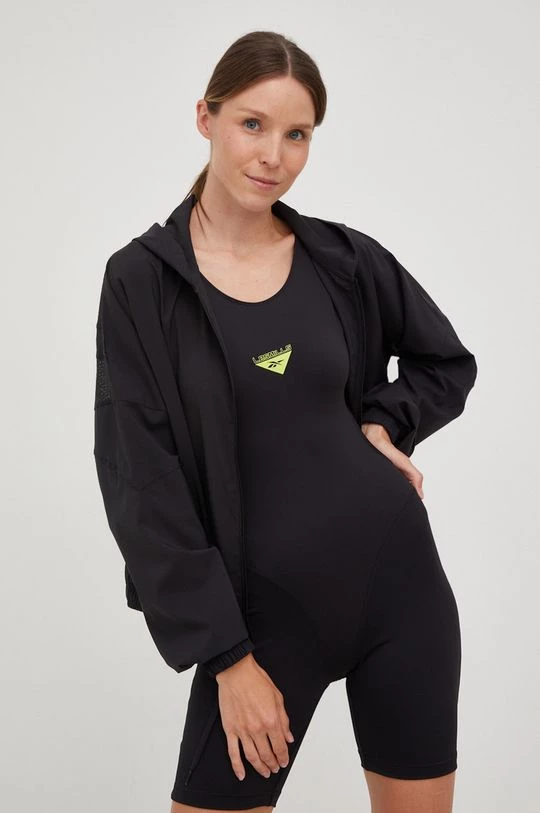 Γυναικεία Κοντά μπουφάν Μπουφάν για τρέξιμο Reebok μαύρο, 4 Γυναικεία Κοντά μπουφάν Μπουφάν για τρέξιμο Reebok μαύρο, - Image 4