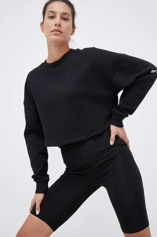 Γυναικεία Χωρίς φερμουάρ Reebok - Μπλούζα μαύρο 1 Γυναικεία Χωρίς φερμουάρ Reebok - Μπλούζα μαύρο