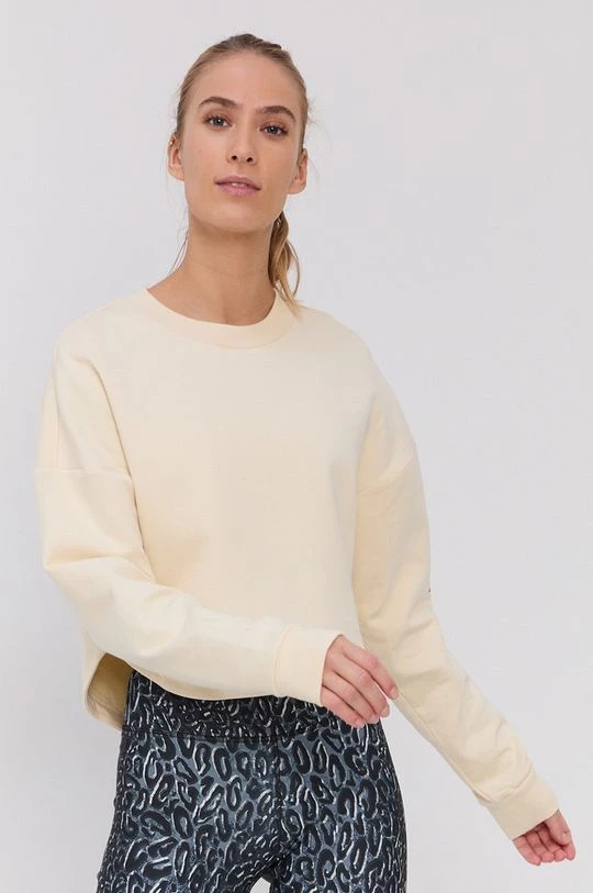 Γυναικεία Χωρίς φερμουάρ Μπλούζα Reebok χρώμα: κρεμ 1 Γυναικεία Χωρίς φερμουάρ Μπλούζα Reebok χρώμα: κρεμ