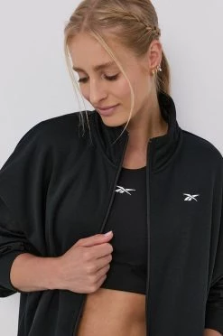 Γυναικεία Με φερμουάρ Μπλούζα Reebok χρώμα: μαύρο 9 Γυναικεία Με φερμουάρ Μπλούζα Reebok χρώμα: μαύρο -Reebok Εκπτώσεις unnamed file 976