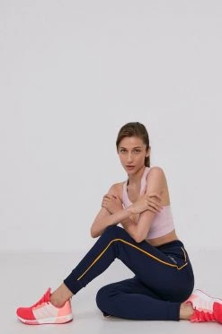 Γυναικεία Παντελόνια φόρμας Παντελόνι Reebok χρώμα: ναυτικό μπλε